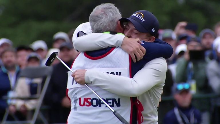 Matt Fitzpatrick claimed his maiden major title at the US Open with a two-putt par on the 72nd hole as Will Zalatoris missed a birdie putt to force a play-off.