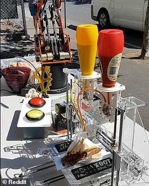 Customers couldn't believe their eyes when they first saw the machine two years ago that could revolutionise the traditional Bunnings sausage sizzles