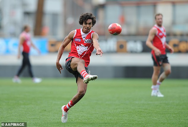 Armstrong played just one season for the Sydney Swans before being signed by Collingwood