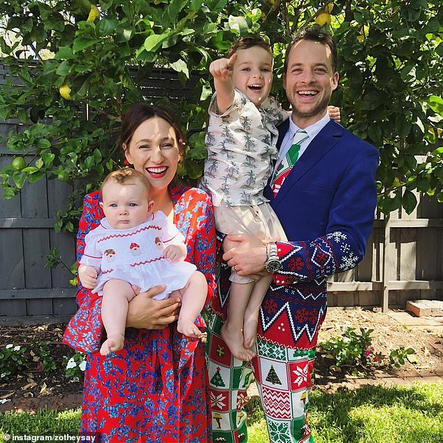 Hamish and Zoë married in 2012. The couple are parents to two children: son Sonny, seven, and daughter Rudy, four (all pictured)