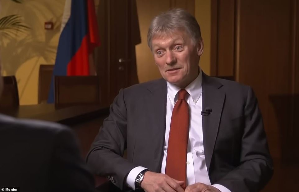 Putin's spokesman Dmitry Peskov meanwhile warned that all trust has now evaporated between the West and Moscow