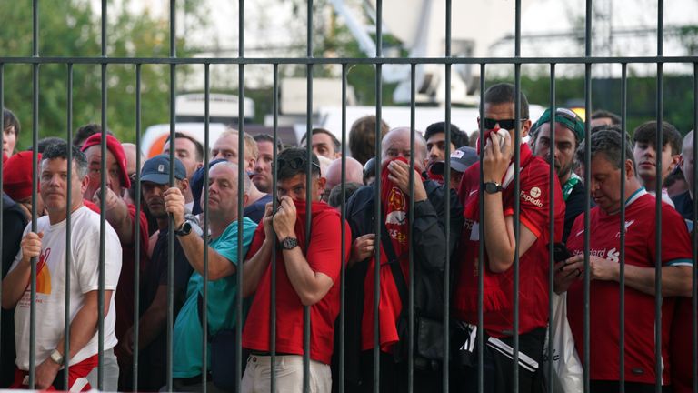 Liverpool fans - 2022 Champions League final