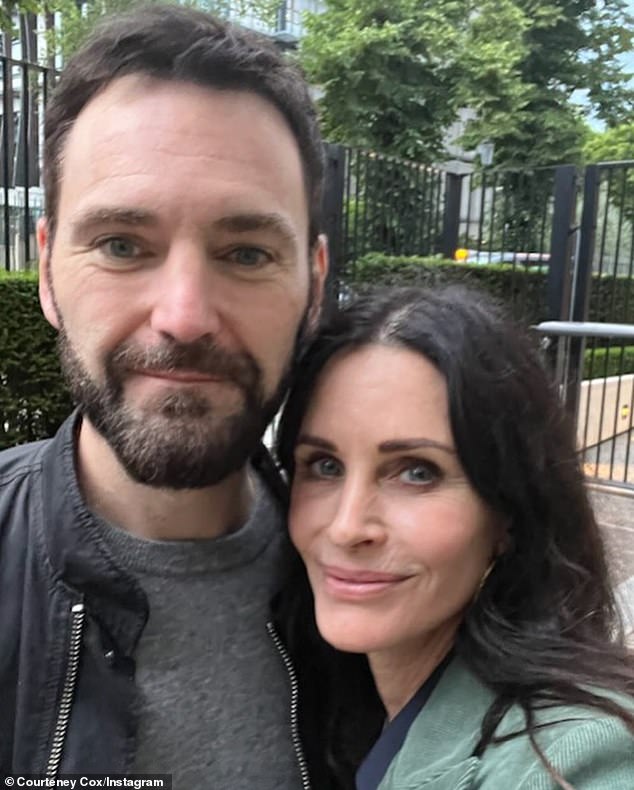 Celebration: She recently returned to Los Angeles from London, where she rang in her 57th birthday with Snow Patrol rocker boyfriend Johnny McDaid