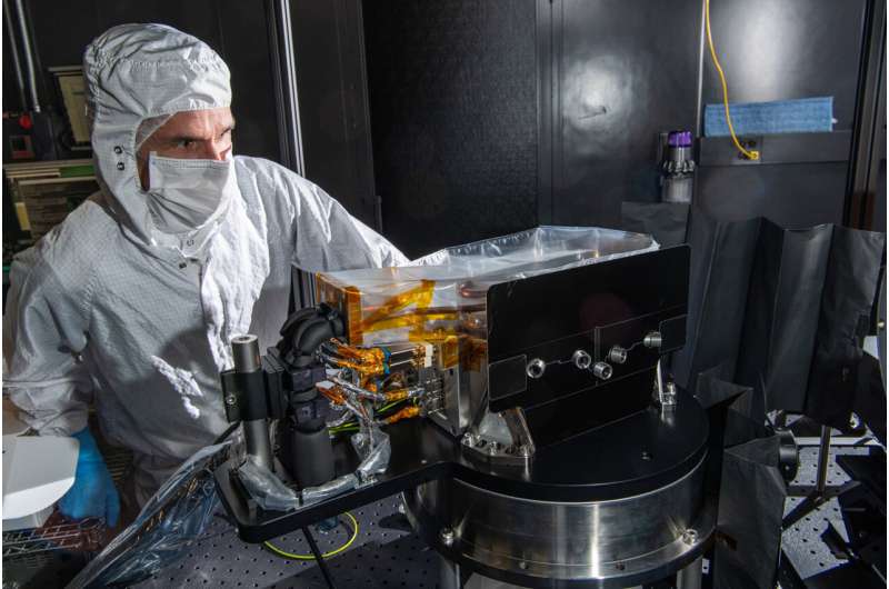 Dutch aerosol instrument SPEXone mounted on NASA’s climate satellite