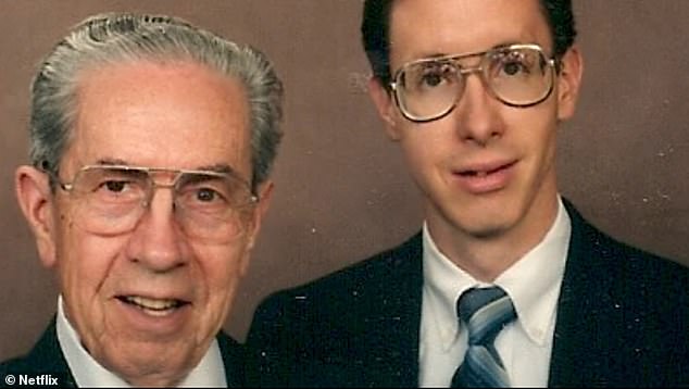 Jeffs grew up outside of Salt Lake City, Utah, in a polygamous household. His father, Rulon Jeffs (pictured together), had around 75 wives and 65 children