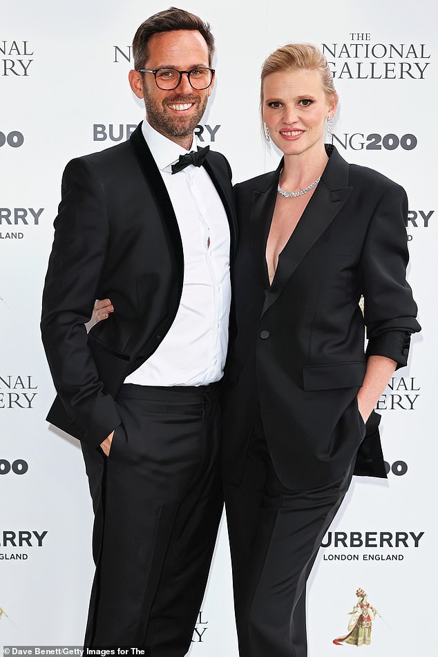 Romance: Lara married her husband David in a private ceremony last July after they confirmed their engagement in February 2020, following two years of dating