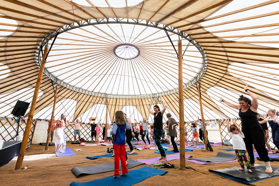 At the inaugural Camp Bestival, the focus will be on wellness, wellbeing and relaxation, looking after body and mind. There will be shaymanic drumming journeys (pictured) ice baths, breathwork and yoga as well as other restful exercises