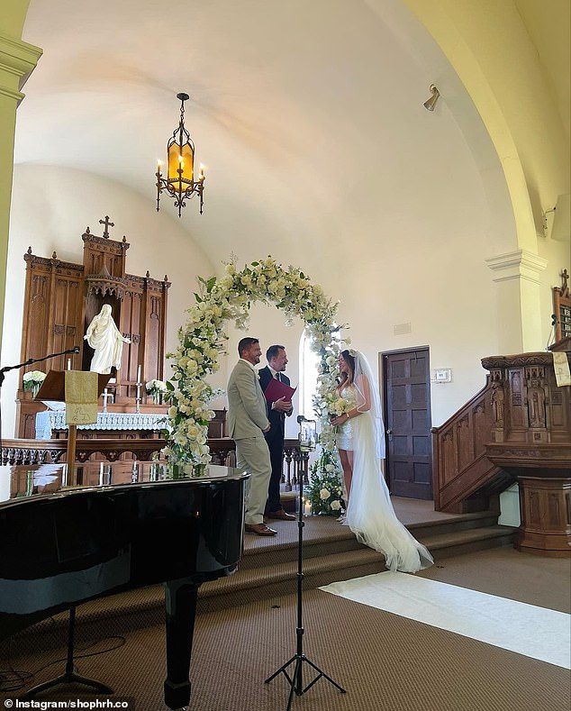 'We got married at the Bethania Lutheran Church and it's an original 1920s, very typical, Lutheran church. Yes, a very plain, very cute, little church, you stupid little pagan f**k,' she raged after being criticised over the location