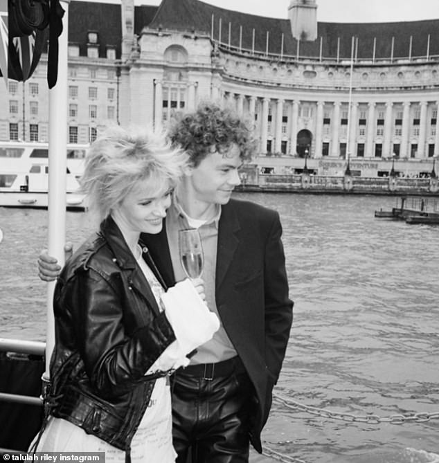 Amazing: The couple were later seen enjoying champagne on the Thames as they cozied up to one another