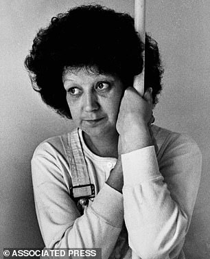 Norma McCorvey, known as 'Jane Roe', is pictured in January 1983. A decade earlier she had won a landmark abortion case - but the baby she wished to abort, Shelley Lynn Thornton, was born before the case concluded