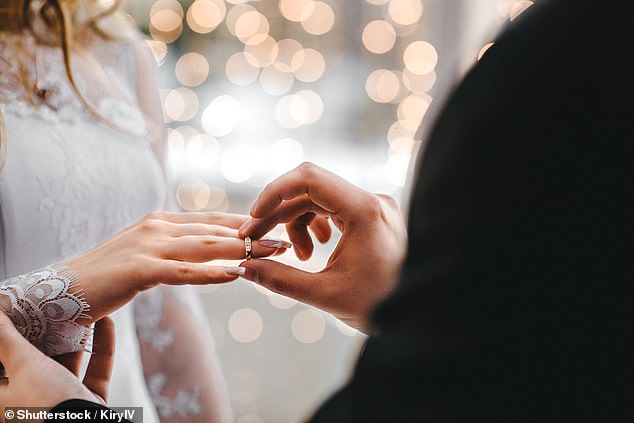 He got married 12 months later and standing next to him at the top of the aisle was not his  right-hand man but his right- and left-hand women