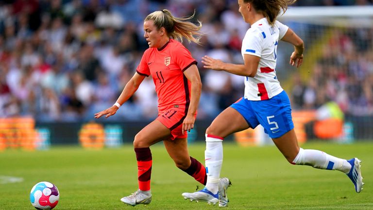 England winger Lauren Hemp impressed at Elland Road