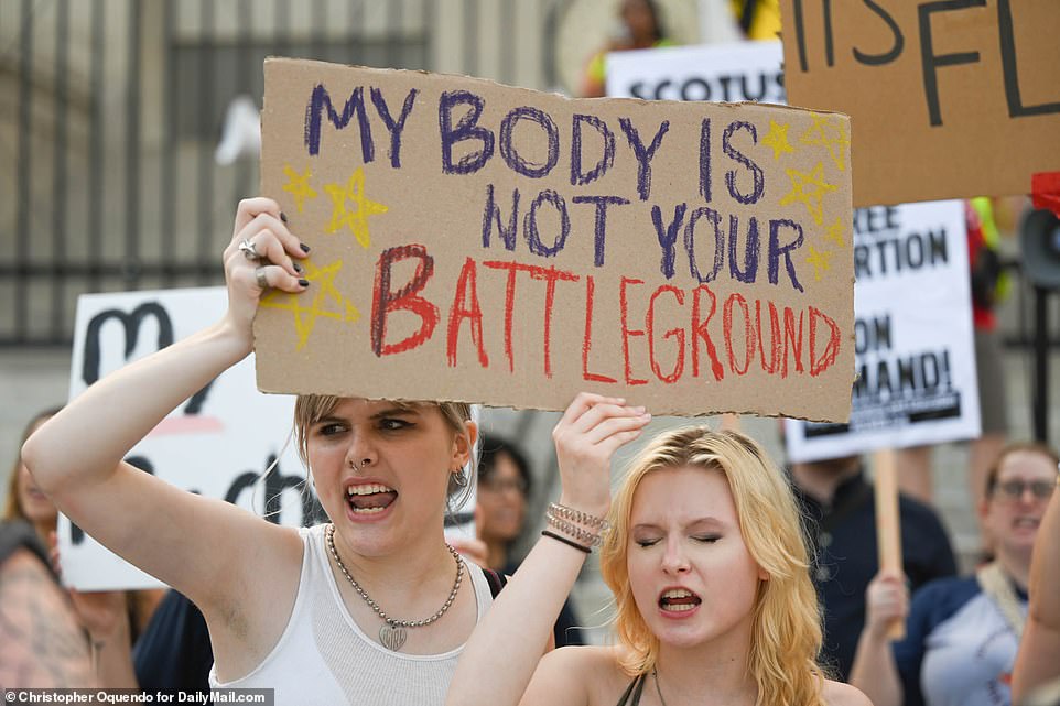 ATLANTA: Protesters in Georgia gathered in front of the state capitol in Atlanta