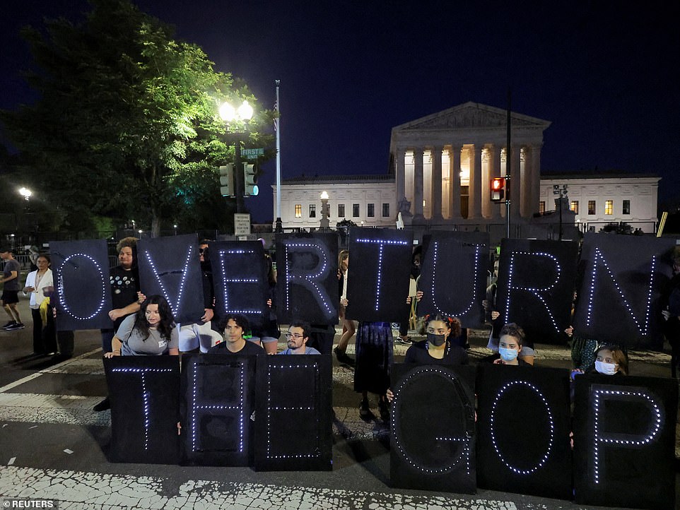 WASHINGTON DC: Activists call for an end to the Republican party on Friday night