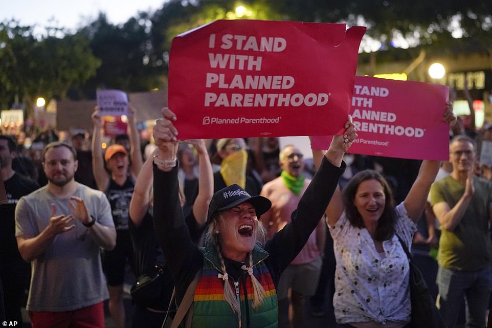 LOS ANGELES: Protesters take to the streets of Hollywood on Friday night