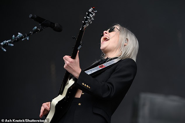 Here she is! Phoebe proved a tantalising tease for many music fans as rock icons The Rolling Stones are set to headline the second day of the festival