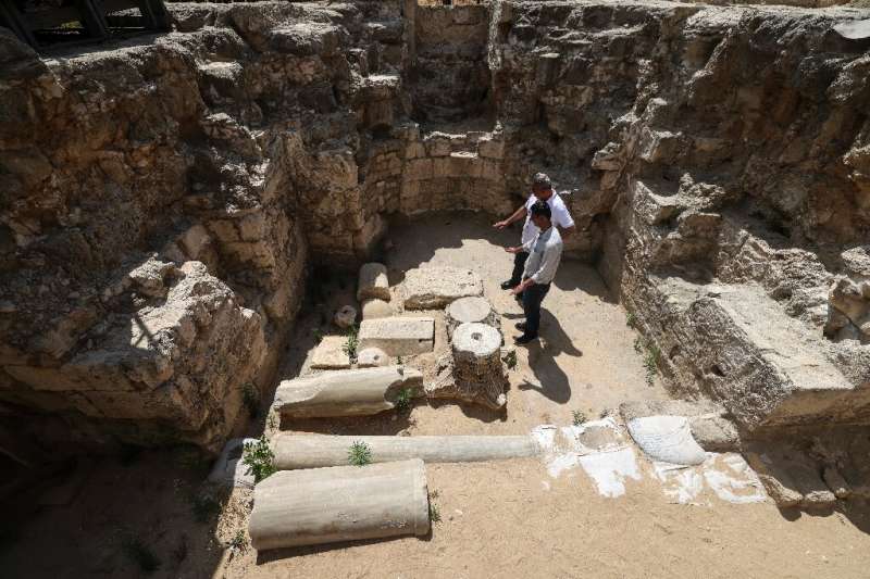 The Gaza Strip's archaeological site of Saint Hilarion. Authorities in Gaza periodically announce discoveries in the coastal enc