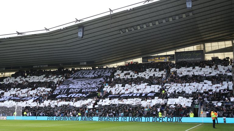 Pride Park Stadium, home of Derby County