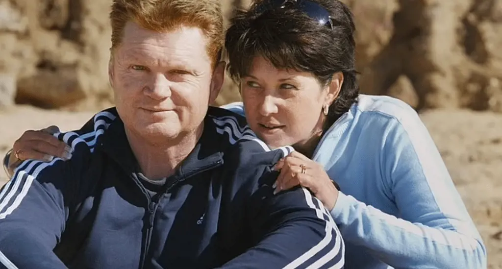 Fatty Vautin with his wife, Kim Vautin