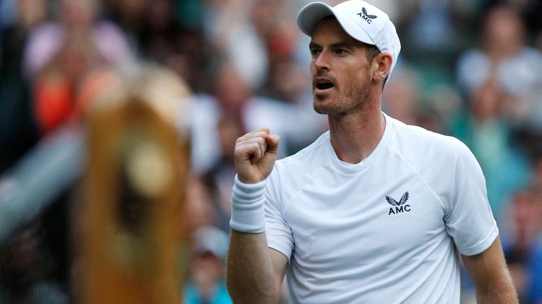 Andy Murray deployed the underarm serve against James Duckworth at Wimbledon