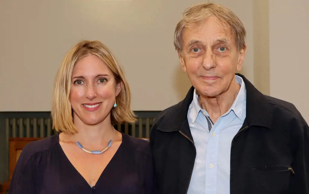 Late Colin Blakemore with his daughter Sarah-Jayne Blakemore who is a Professor of Psychology and Cognitive Neuroscience.