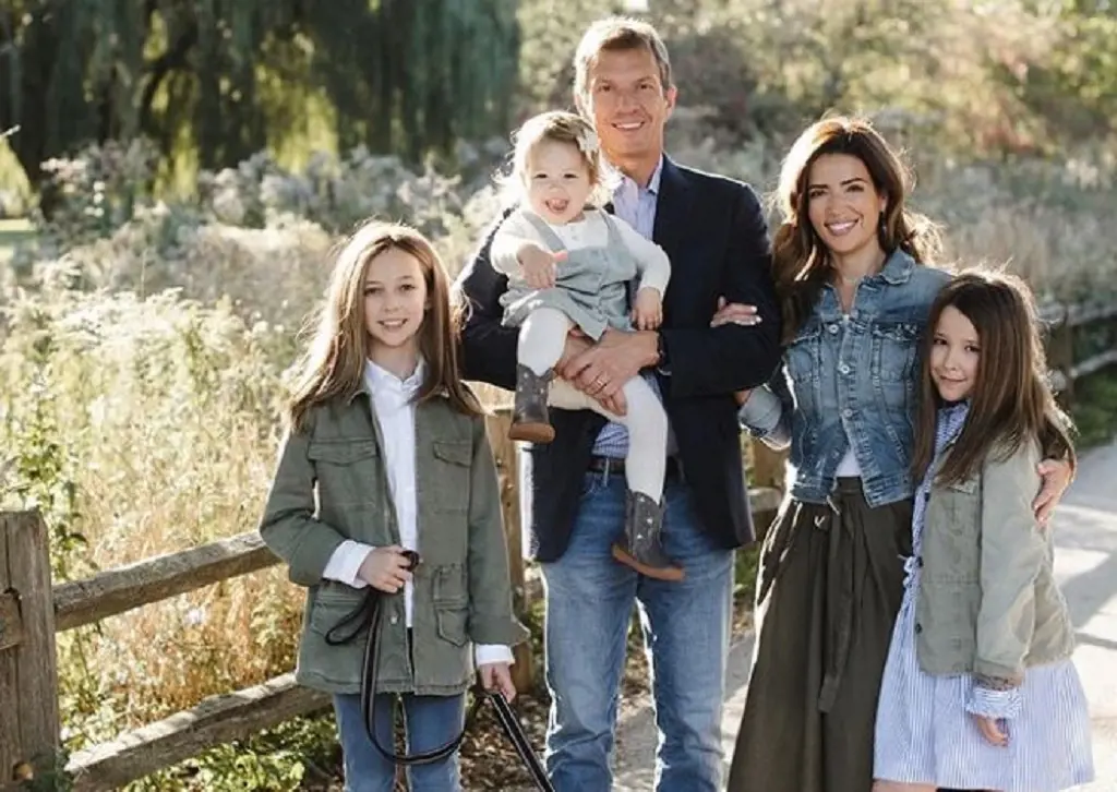 Tanja Babich with her husband Paul and their three daughters