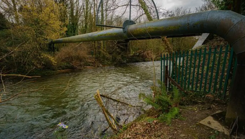 The view of the River Ogmore in the vicinity where the body of five-year-old Logan Mwangi was found.