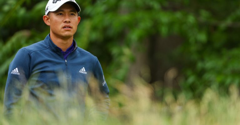 Collin Morikawa Descends Then Climbs the U.S. Open Leaderboard