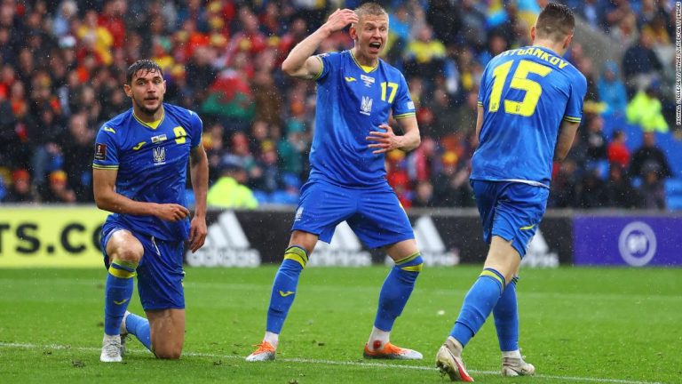 Ukraine’s hopes of reaching this year’s World Cup end with defeat against Wales