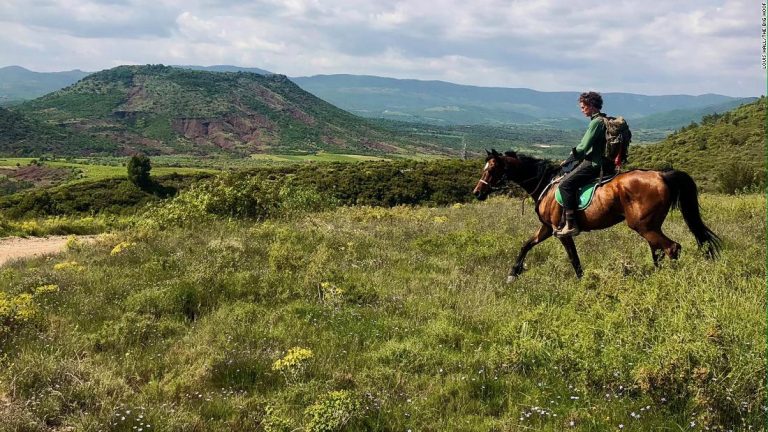 The Scottish adventurer who’s riding across Europe on horseback