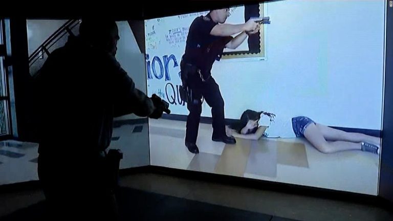 Police department uses high-tech simulator for active shooter training