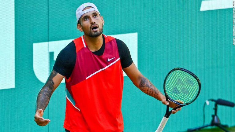 Nick Kyrgios: Australian star in heated argument with umpire during comeback win