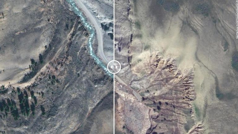 New satellite imagery shows flooding in Yellowstone altered the river’s course