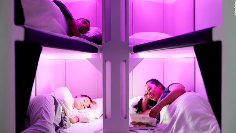 Airline reveals ‘Skynest’ bunk beds for economy class passengers