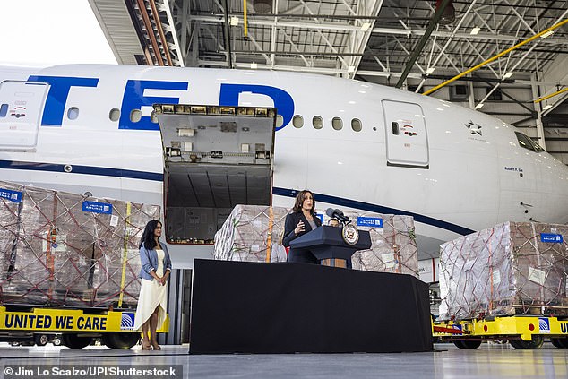 Kamala Harris meets new shipment of baby formula at Dulles Airport amid crippling shortage