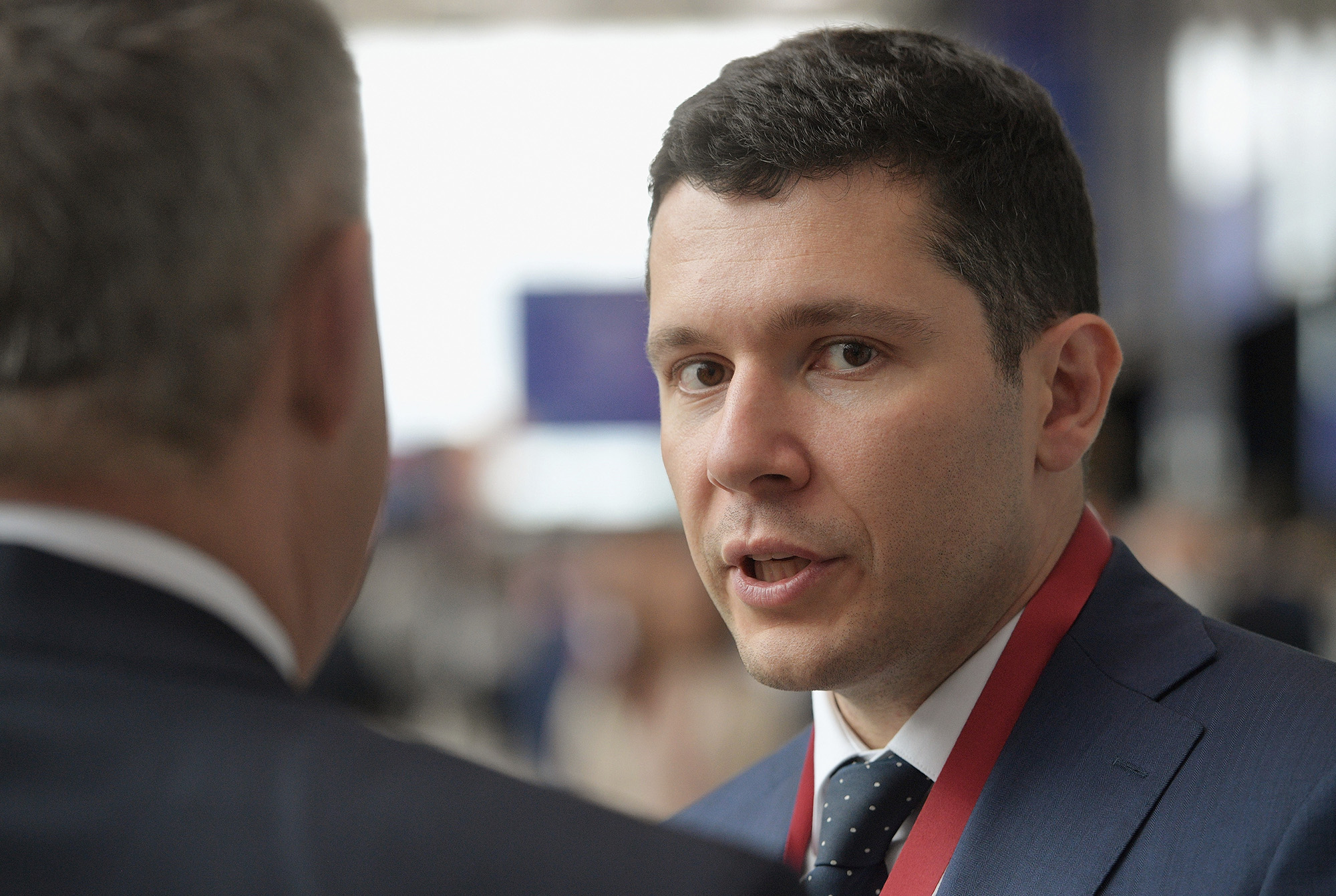 Anton Alikhanov, governor of the Kaliningrad region, at the annual St. Petersburg International Economic Forum on June 17.