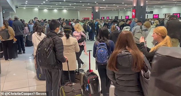 Airports are thrown into chaos AGAIN as school holidays start