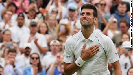 Novak Djokovic gets Wimbledon title defense off the ground with battling win