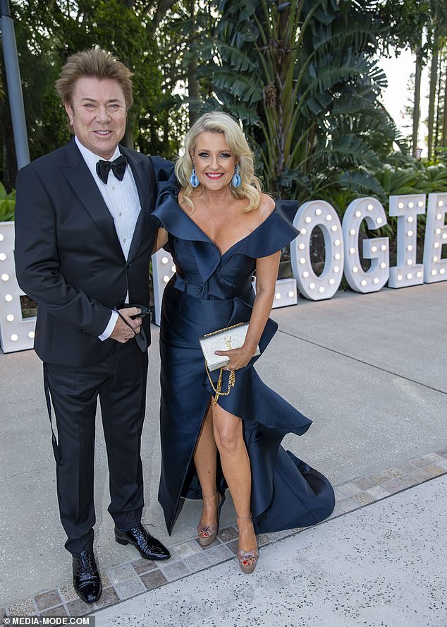 Angela Bishop leads the arrivals at the Logie Awards alongside Richard Wilkins