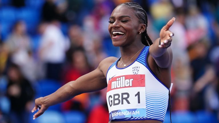 Dina Asher-Smith will run in the 100m and 4x100m at the Commonwealth Games