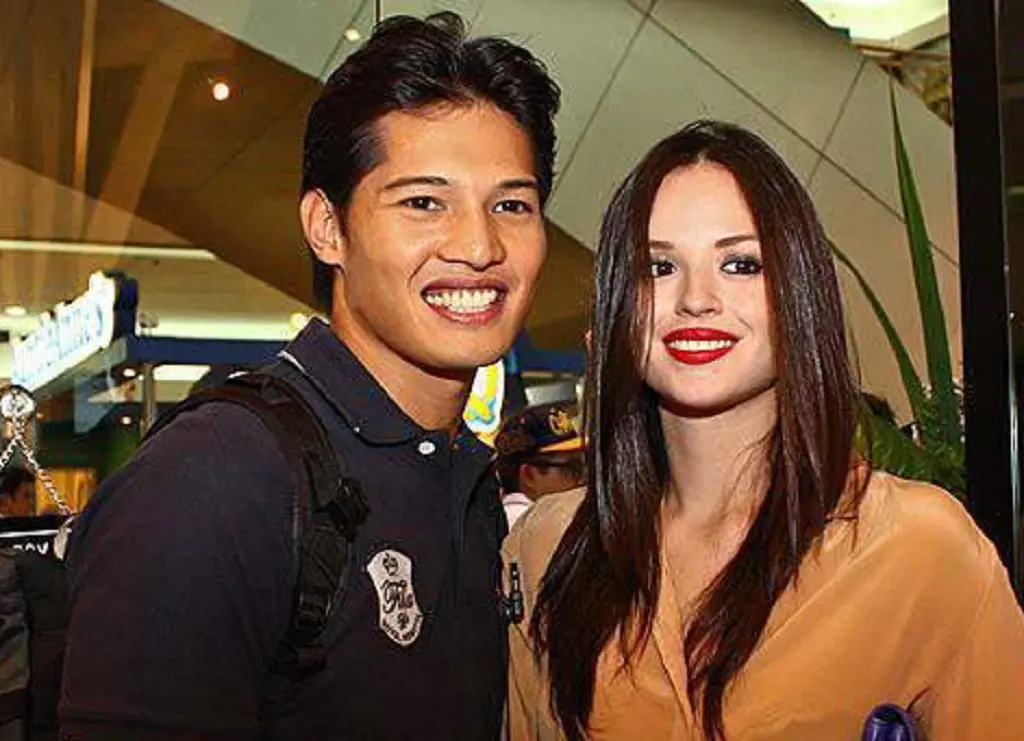 Borgy Manotoc pictured with his ex-girlfriend Georgina Wilson at Greater Good launch