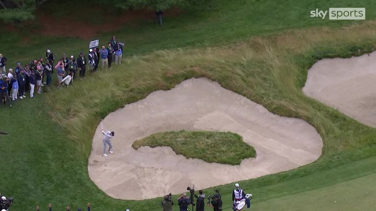 Fitzpatrick’s sensational bunker shot! | ‘One of the best shots I’ve ever seen’ | Video | Watch TV Show