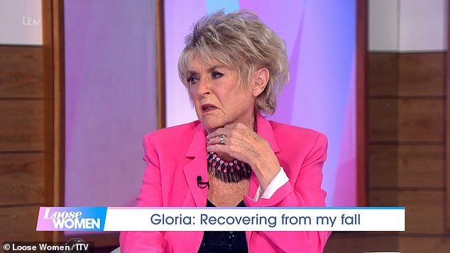 Gloria Hunniford, 82, rushed to hospital after ‘horrific’ fall that broke a bone under her EYE