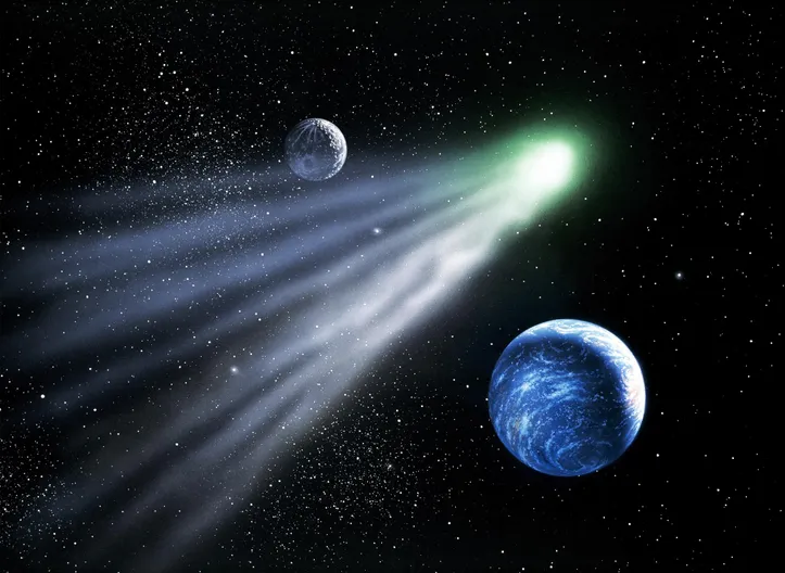 Soaring Comet Illustration