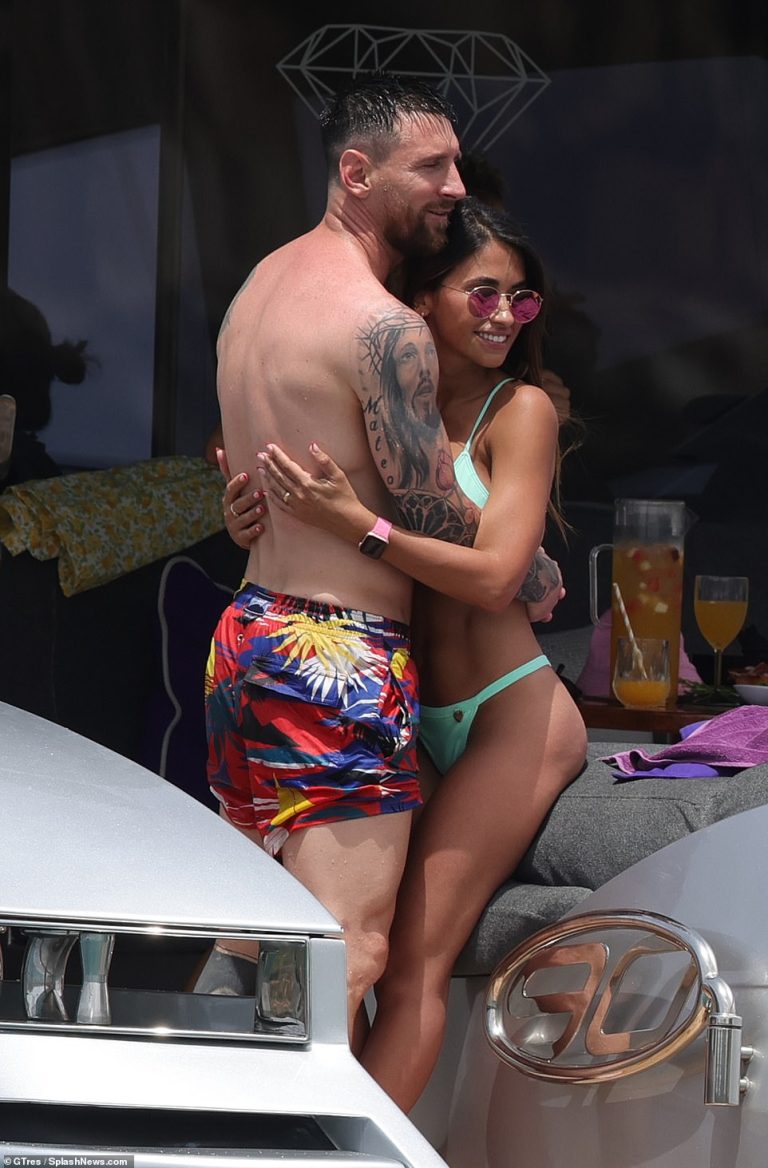 Lionel Messi and Antonela Roccuzzo enjoy yacht trip with Cesc Fabregas and Daniella Semaan in Ibiza