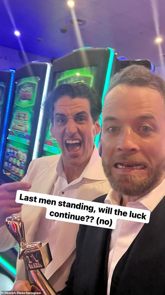 Logie Awards 2022: Hamish Blake hits the pokies with best mate Andy Lee