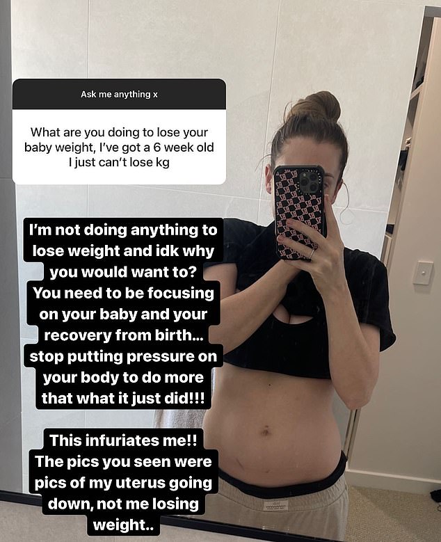 MAFS: Beck Zemek says she isn’t trying to lose weight after giving birth