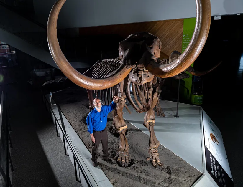 Daniel Fisher With Buesching Mastodon