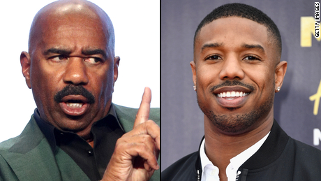 Steve Harvey &#39;uncomfortable&#39; with Michael B. Jordan and Lori Harvey&#39;s PDA