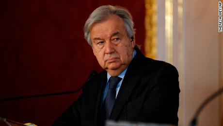 UN Secretary-General Antonio Guterres.